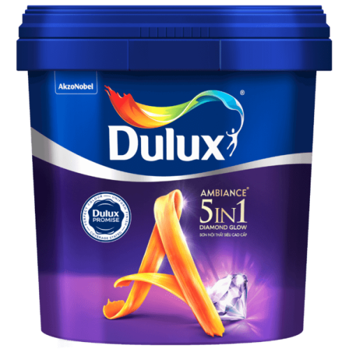 Sơn nội thất cao cấp Dulux 5in1 Diamond Glow Siêu Bóng